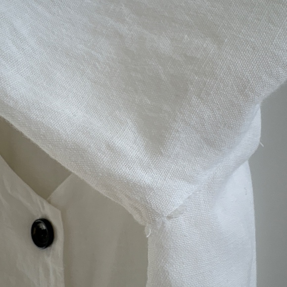 Cotton and linen  rustic ZARA blouse - Picture 6 of 8